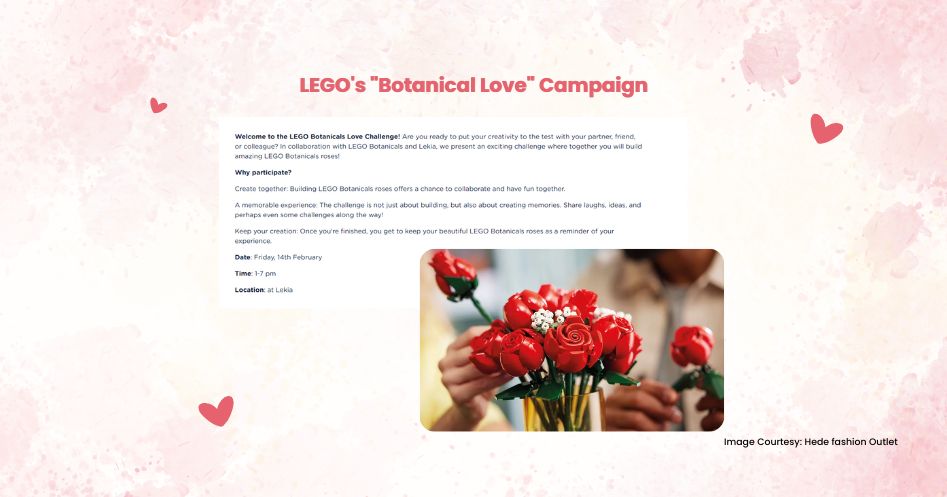 LEGO's Botanical Love Campaign