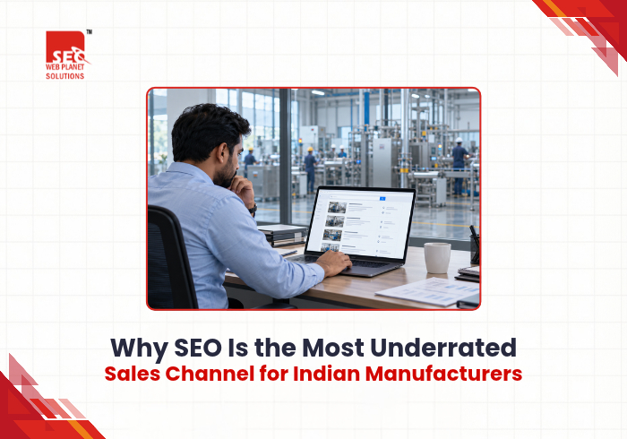SEO for manufacturers in India – buyer researching suppliers online